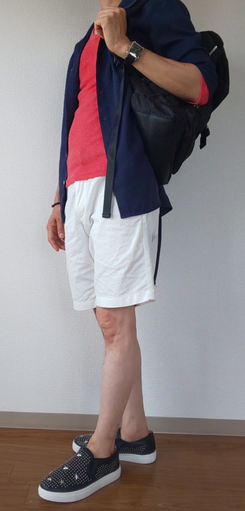 リュックの着こなし例の画像