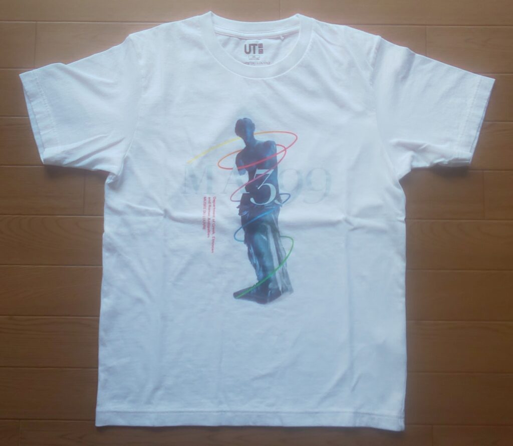 ユニクロ ルーヴル美術館：アート アンド ロジック by ピーター・サヴィル UT グラフィック Tシャツ（半袖・レギュラーフィット）ホワイト