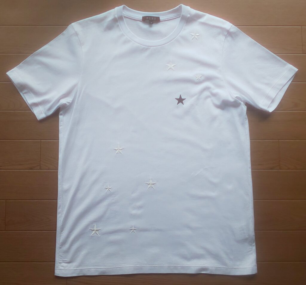 PLST スーピマコットンスタークルーネックTシャツ ホワイト/S 1,990円