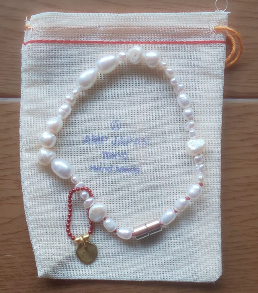 amp japan 【ユニセックス】ピュアパール ブレスレット