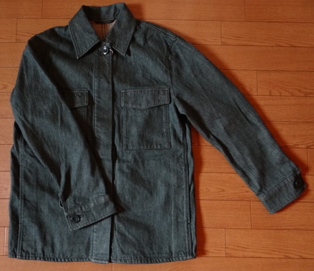 ユニクロU デニムシャツジャケット セットアップ可能 DARK GREEN 6,990円
