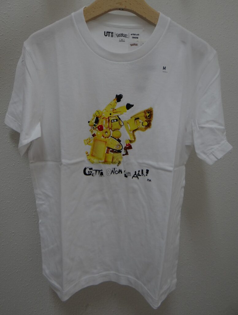 ユニクロ ポケモン ミーツ アーティスト 2022 春夏 UT グラフィックTシャツ ピカチュウ（半袖・レギュラーフィット）WHITE