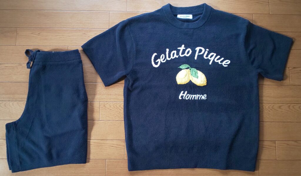 gelato pique エアモコフルーツジャガードプルオーバー＆エアモコハーフパンツ セットアップ