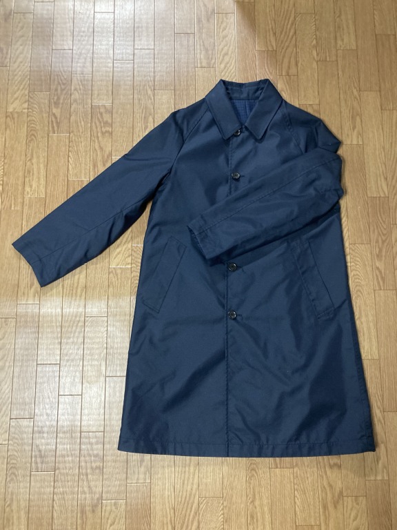 green label relaxing リバーシブル ステンカラーコート NAVY